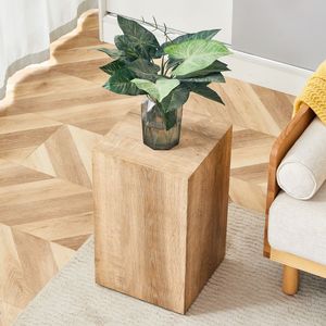 Tavolino da Caffè Moderno in MDF con Motivi Lisci a Trama Legnosa Chiara per Valorizzare il Tuo Soggiorno - Product Image 2