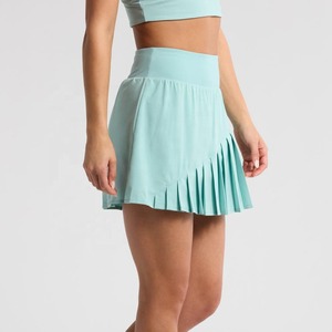 Jupe de sport pour femme, design populaire, vente chaude, séchage rapide, tissu 100% polyester, tennis, fitness, course à pied - Product Image 3
