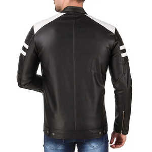 Chaqueta de cuero estilo streetwear para hombre, cómoda ropa urbana con un diseño moderno y casual. - Product Image 5