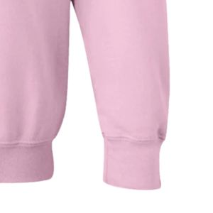 Light <b>Pink</b> AKA Crewneck Pullover Sweatshirt Long Sleeve Ribbed Cuff Graphic Print Casual Women's Everyday Wear <b>Top</b> Since 1908 - Product Image 2