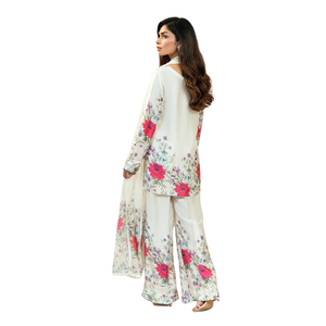 Ensemble décontracté pour femmes, style pakistanais, imprimé, en tissu jersey, vente en gros - Product Image 3