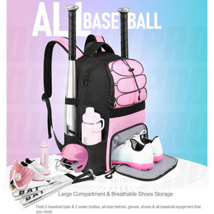 Sac à dos de baseball à roulettes haut de gamme, durable, imperméable, grande capacité, multifonctionnel, pour équipement de baseball, avec logo personnalisé - Product Image 3
