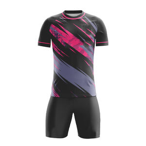 ชุดฟุตบอลแบบซับลิเมชั่นสั่งทำสำหรับผู้ใหญ่ ปี 2026 ขายส่ง เสื้อซ้อมฤดูร้อนแขนสั้น โพลีเอสเตอร์ 100% สำหรับผู้ชาย ดีไซน์ใหม่ - Product Image 6