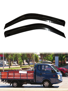 Hyundai Porter แผ่นกันอากาศอะคริลิค2004-ON window ชุด2ชิ้น20ชิ้นตกแต่งมีกาวสองชั้น - Product Image 2