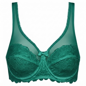 Nuevo Sujetador Deportivo Premium Sexy con Encaje Tejido y Aros para Mujer, Copa 3/4, Delgado, Cómodo y Transpirable, Cierre Trasero Sólido - Product Image 4