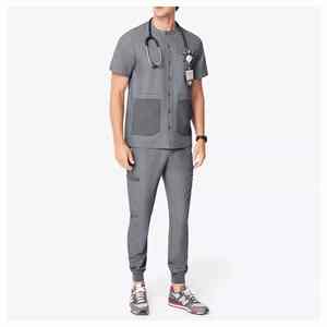 Uniformes Médicos OEM para Hospitales, Ropa de Hospital para Doctores, Bata de Paciente, Ropa de Algodón Unisex Personalizada - Product Image 1