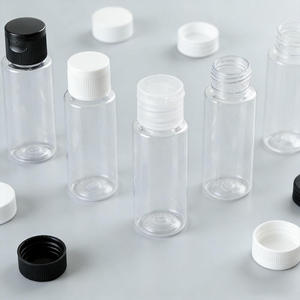 Wholesale Cosmetic Bottle Screw <b>Cap</b> Empty Mini <b>Plastic</b> Bottle 20ml Cylinder PET Silk Screen Printed High Quality E-1895B - Product Image 5