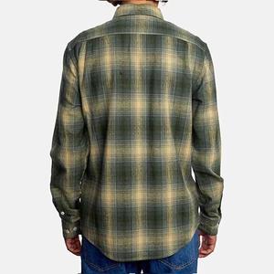 YASH SPORTS Fabricante de Camisas de Franela con Cuello Alto y Botones para Hombre / Proveedor OEM al por Mayor de Camisas de Franela a Cuadros de Algodón - Product Image 3