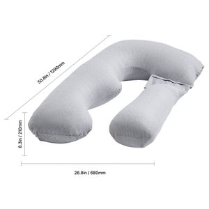 Cuscino per Gravidanza a Forma di U, Supporto Completo per il Corpo per Donne in Gravidanza, Morbido e Traspirante con Fodera Rimovibile, Design Salvaspazio - Product Image 5
