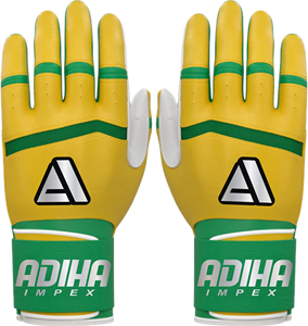 ถุงมือตีเบสบอลหนัง Adiha Impex ปรับแต่งสีและขนาดได้ ปิดด้วยแถบตีนตุ๊กแก สำหรับผู้ใหญ่ทุกเพศ เหมาะสำหรับการฝึกซ้อม เป็นมิตรกับสิ่งแวดล้อม - Product Image 3