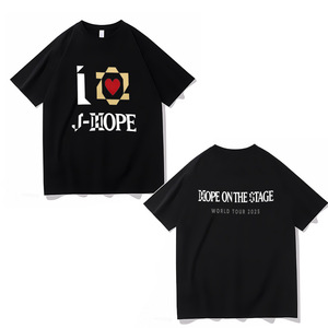 เสื้อยืดแขนสั้นสีดำ คอกลม ผ้าฝ้ายถัก สำหรับผู้หญิง สไตล์ลำลอง สตรีทแวร์ เสื้อยืดฤดูร้อน - Product Image 3