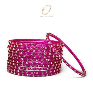 Colección de Bodas, Pulseras de Perlas de Cristal Rosa Cachemir de Moda para Mujer, para Uso Festivo, a Precio de Mayoreo - Product Image 3