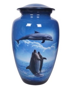 Nouveau DESIGN en métal finition d'image naturelle ART métal, urnes de crémation pour cendres humaines - Product Image 1