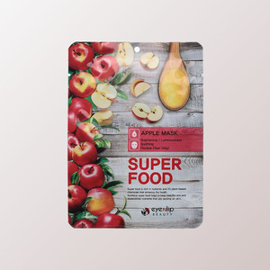 มาส์กหน้าเกาหลี K-Beauty Superfood Apple Mask 10 ชิ้น ผลิตในเกาหลี 23 มล. ผลิตภัณฑ์ดูแลผิวหน้า - Product Image 6