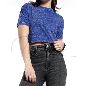 เสื้อกล้ามลำลองสำหรับออกกำลังกายฤดูร้อนใหม่ ผ้าคอตตอนย้อมสีเอซิด ทรงครอปสำหรับผู้หญิง - Product Image 4