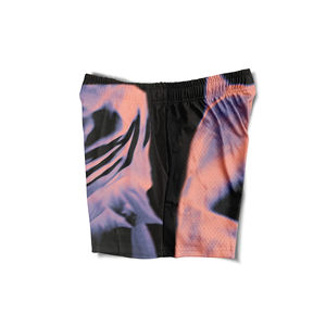 Shorts de bain pour hommes, style streetwear, logo personnalisé, couleur unie, écologiques, séchage rapide, respirants, tissu Oxford, fermeture à cordon - Product Image 4