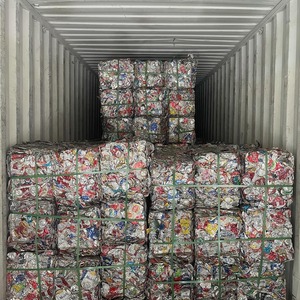 Stock de canettes de boissons usagées triées et conditionnées en déchets d'aluminium UBC, classées par qualité, pour un approvisionnement fiable en vrac pour le recyclage. - Product Image 5