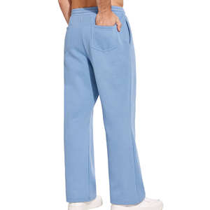 Pantalon de survêtement évasé pour homme, qualité supérieure, logo personnalisé, streetwear, tissu en coton respirant, poids lourd 2026 - Product Image 2