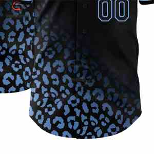 Maillot de baseball hip-hop à manches courtes personnalisé avec logo et nom pour hommes, respirant, imprimé par sublimation - Product Image 4