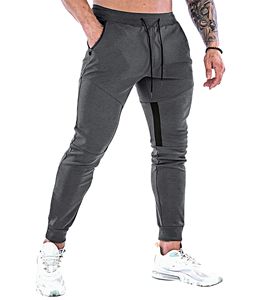Men's Gray Hip Hop Sweatpants <b>Elastic</b> <b>Waist</b> Zipper Fly Midweight Spandex/Cotton Anti-Wrinkle Quick Dry Breathable Side Pockets - Product Image 3
