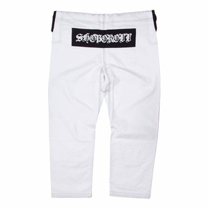 ชุดยูโด RTS คุณภาพสูง Shoyorol Batch 70 White Flag Mamba Professional 450gsm Brazilian Fighters Jiu Jitsu Gi Kimono Uniform AS-JJ-5808 - Product Image 4