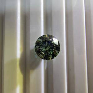 Diamante cultivado en laboratorio, verde intenso, corte brillante redondo, 2.3 quilates, certificado por IGI, VS2, suelto, para la elaboración de joyas. - Product Image 2