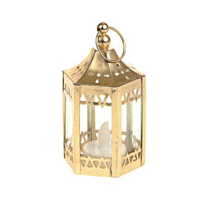 Teal <b>Brass</b> <b>Lantern</b> With Floral Cutout Design Portable Home Event Decoration Handmade Candle <b>Lanterns</b> On Sale - Product Image 4