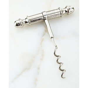 Sacacorchos Creativo de Acero Inoxidable Cromado con Mango en T, Mini Abridor de Botellas de Vino, Accesorio para Cocina y Bar, Proveedores Mayoristas - Product Image 1