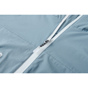 Ultra-<b>Lightweight</b> Winter Windproof Waterproof Breathable Anti-UV Zipper Stand Collar Solid Color Quilted <b>Rain</b> <b>Jacket</b> for Unisex - Product Image 5