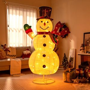 Luces Navideñas LED de 180 Colores con Muñeco de Nieve Iluminado de 6 Pies, Decoración Festiva para las Fiestas - Product Image 3