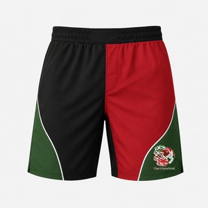 Professional MMA Fight Shorts Wholesale Plain Stretch Polyester Spandex Athletic Shorts Breathable Comfortable MMA Shorts - Product Image 1