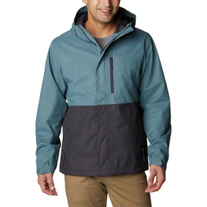<b>Men's</b> Hooded Color Blocking Waterproof <b>Jacket</b> Regular Fit Polyester Outdoor Casual Autumn Wear - Product Image 4