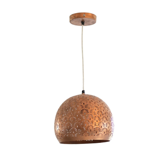 Lampe suspendue en métal de forme ronde pour mur et plafond, décoration intérieure, lanterne suspendue pour la cuisine, lampe suspendue - Product Image 2
