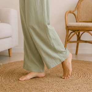 Ensemble de pyjama pour femmes, été, simple, décontracté, en polyester et viscose, doux, respirant, certifié OEKOTEX - Product Image 5
