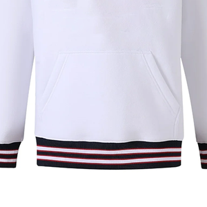 Sudadera Personalizada de la Universidad Howard, Blanca, con Cierre de Cremallera, Bordado 3D, Pedidos al por Mayor con Logotipo Personalizado para Suministro al por Mayor - Product Image 4