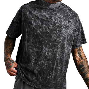 เสื้อยืดสตรีทแวร์ลำลองพิมพ์ลายตามสั่ง คอตตอนวอร์สเตดเนื้อผ้าหนา 180 GSM ทรงโอเวอร์ไซส์ เป็นมิตรต่อสิ่งแวดล้อม ขายส่ง - Product Image 4