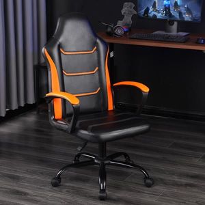 Video Gaming Computer Chair with Adjustable Height Swivel PU Leather Executive Wheels Desks Office Chair with Arms - Product Image 6