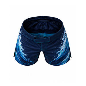 Shorts MMA de qualité supérieure pour hommes, vente en gros, design personnalisé, service OEM, polyester/nylon, séchage rapide et respirant - Product Image 5