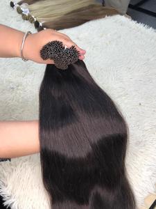 Prix de gros de kératine vietnamienne I Tip couleur piano extensions de cheveux vierges brutes Remy Itip à double tirage - Product Image 2
