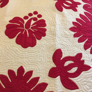 Main bloc imprimé coton hawaïen couette Boho couverture doux coton cousu à la main à la main belles courtepointes bébé couvertures en gros - Product Image 3