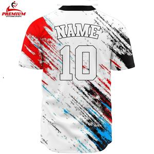 Maillot de baseball supérieur en tissu polyester léger, coupe extensible, design confortable, idéal pour le sport et les jeux - Product Image 4