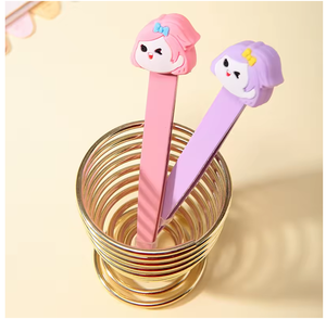 แหนบถอนคิ้วทำมือปลายเอียงทำด้วยมือทำจากสแตนเลสเป็นมิตรกับสิ่งแวดล้อมและทนทานนำมาใช้ใหม่ได้ในรูปทรงตุ๊กตาที่มีสีสัน - Product Image 5