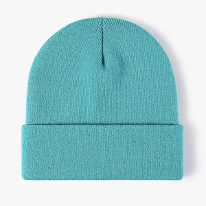 Nuevo Diseño de Gorro de Invierno Plegable con Borde Acanalado para Uso Diario, Gorro de Punto Cálido al por Mayor para Colecciones de Invierno - Product Image 1