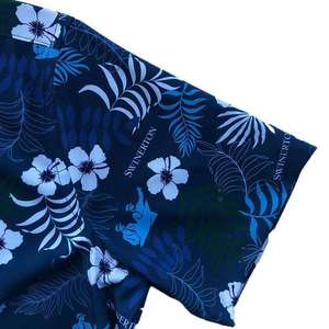 Sustainable Supply Men's Casual Hawaiian Print Short Sleeve Button <b>Down</b> Shirts Breathable Quick Dry Beach Summer Mens Shirts - Product Image 2