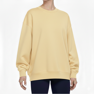 Sweat-shirts tendance pour femmes, style streetwear, pull-over confortable et respirant, logo sur le devant, 100% coton - Product Image 1