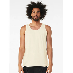Hoodies de sport personnalisés avec logo imprimé, sans manches, pour hommes, en tissu uni à séchage rapide, débardeurs de course et d'entraînement pour hommes - Product Image 1