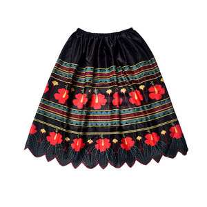 Custom Size Women Embroidery <b>Skirts</b> Latest Trendy Design Casual Wear Women Embroidery <b>Skirt</b> - Product Image 4