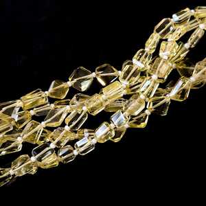 Cuentas de Cuarzo Limón Natural Facetadas al por Mayor, Cuentas Sueltas de Cuarzo Limón de 5x7-6x8MM para Fabricación de Joyas a Granel - Product Image 5