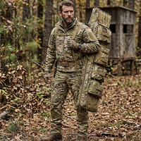 Étui tactique pour fusil long de 55 pouces, sac à dos pour fusil, sac de rangement de grande capacité avec 3 pochettes Molle pour la chasse