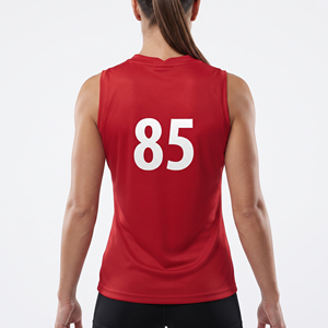 เสื้อวอลเลย์บอลหญิงแบบไม่มีแขน เสื้อวอลเลย์บอลหญิงออกแบบเองได้ ผลิตจากโพลีเอสเตอร์ 100% เสื้อวอลเลย์บอลขายส่ง - Product Image 2